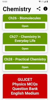 Chemistry android App screenshot 1